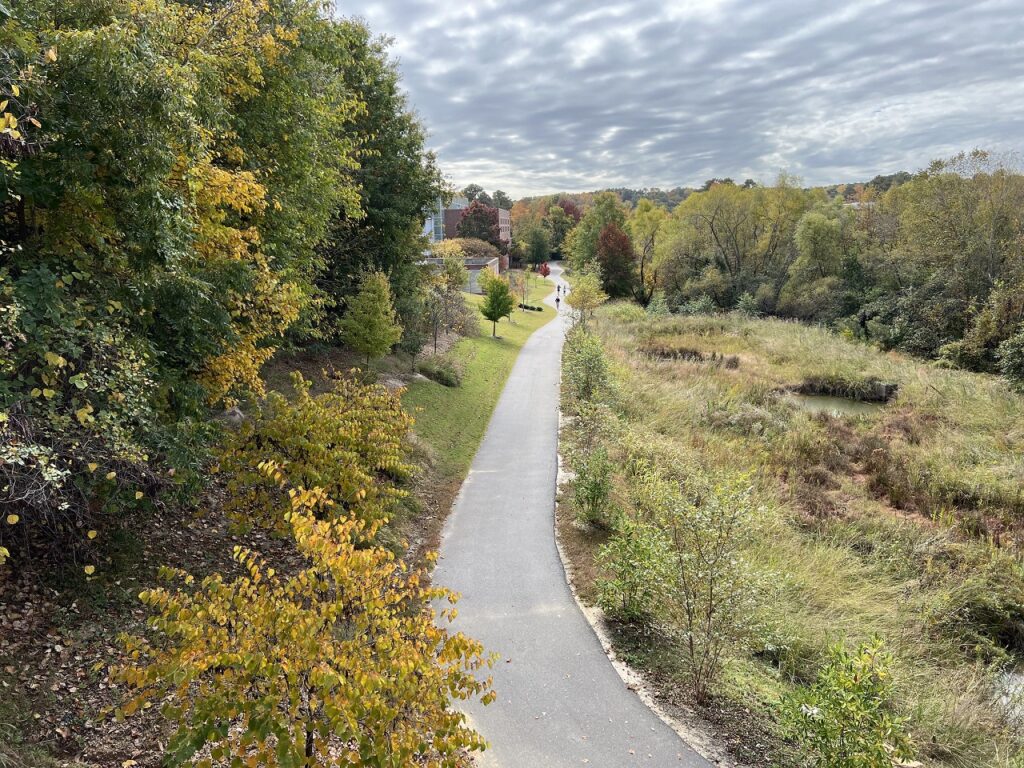 NC State Centennial Campus Walking Trail - Southwest Raleigh