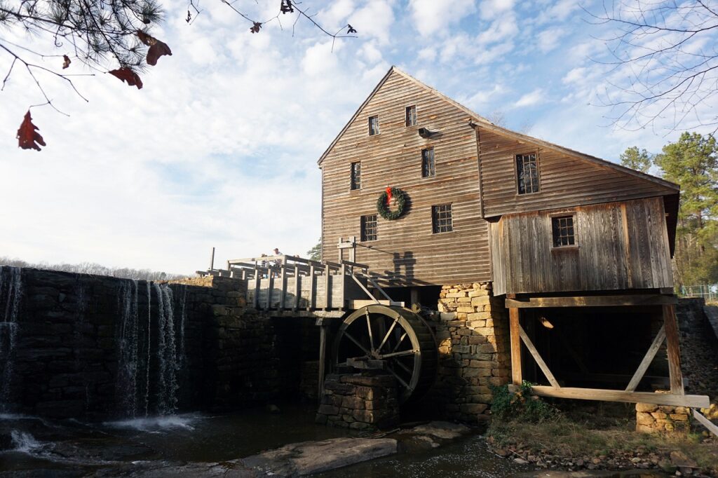 Dam View Historic Yates Mill County Park Southwest Raleigh NC